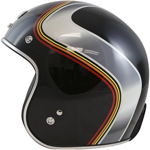  TORC Unisex-Adult Open-face Style (T50 Route 66) 34 Motorcycle Helmet with Graphic (Flying Tiger), X-Large