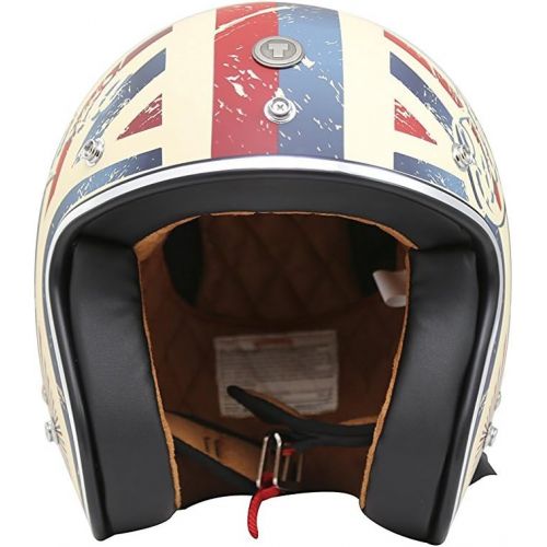  TORC Unisex-Adult Open-face Style (T50 Route 66) 34 Motorcycle Helmet with Graphic (Flying Tiger), X-Large