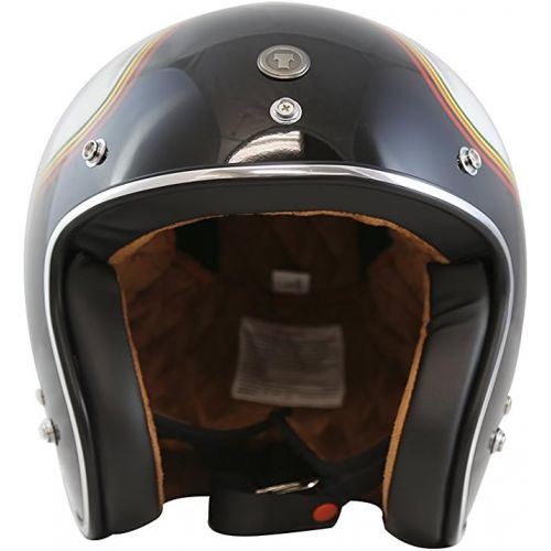  TORC Unisex-Adult Open-face Style (T50 Route 66) 34 Motorcycle Helmet with Graphic (Flying Tiger), X-Large