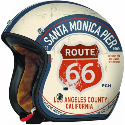  TORC Unisex-Adult Open-face Style (T50 Route 66) 34 Motorcycle Helmet with Graphic (Flying Tiger), X-Large