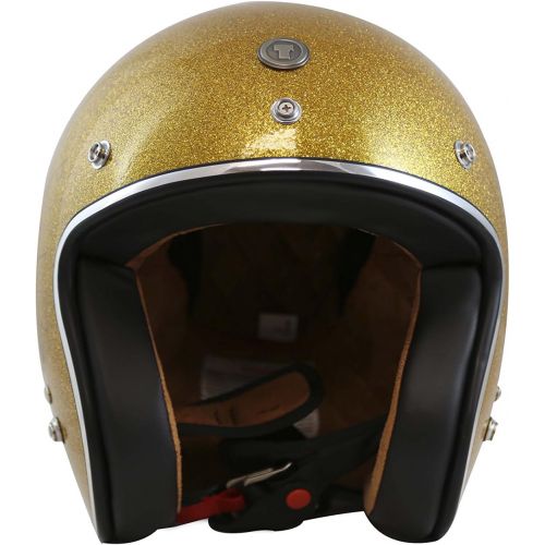  TORC (T50 Route 66) 34 Helmet with Super Flake Graphic (Gold, Large)