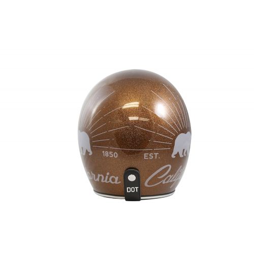  TORC T50 Route 66 Grizzly Open Face Helmet with Graphics (Rootbeer Sparkle, Medium)