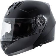 TORC T27 Avenger Full Face Modular Helmet with Rebel Star Graphics (Flat White, X-Large)