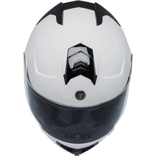  TORC T27 Avenger Full Face Modular Helmet with Rebel Star Graphics (Flat White, X-Large)