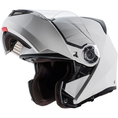  TORC T27 Avenger Full Face Modular Helmet with Rebel Star Graphics (Flat White, X-Large)