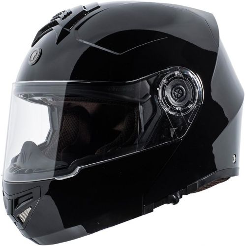  TORC T27 Avenger Full Face Modular Helmet with Rebel Star Graphics (Flat White, X-Large)