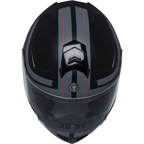  TORC T27 Avenger Full Face Modular Helmet with Rebel Star Graphics (Flat White, X-Large)