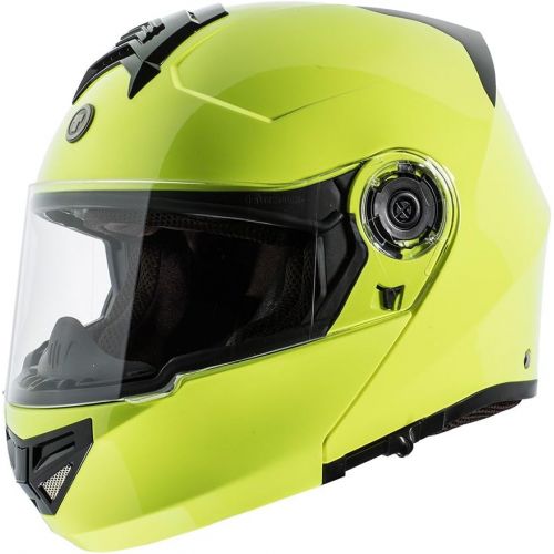  TORC T27 Avenger Full Face Modular Helmet with Rebel Star Graphics (Flat White, X-Large)