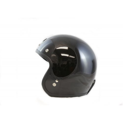  TORC T50C Route 66 34 Classic Open Face Helmet (Gloss Black, Small)