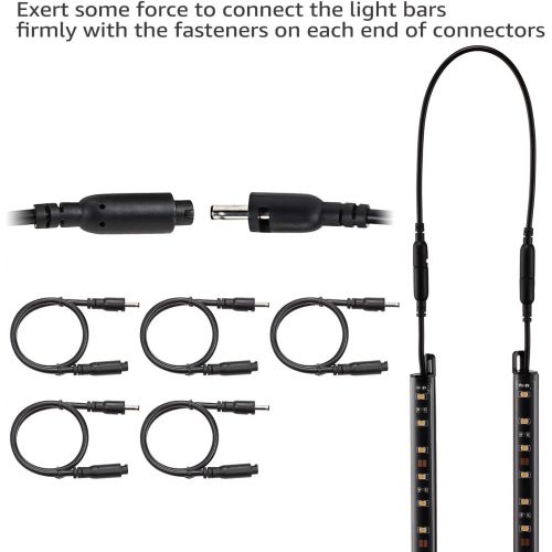  [아마존핫딜][아마존 핫딜] TORCHSTAR LED Safe Lighting Kit, (6) 12’’ Linkable Light Bars + Rocker Switch + UL Power Adapter, Under Cabinet Lighting, Gun Safe, Locker, Closet, Shelf, Showcase Lighting, 3000K