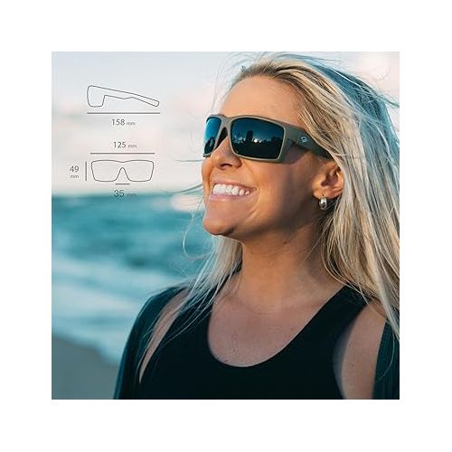  TOREGE Sports Polarized Sunglasses for Men Women Flexible Frame Cycling Running Driving Fishing Mountaineering TR24