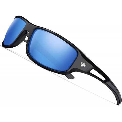  [아마존핫딜][아마존 핫딜] TOREGE Polarized Sports Sunglasses for Men Women Cycling Running Driving Fishing Golf Baseball Glasses GRILAMID TR90 Frame TR03