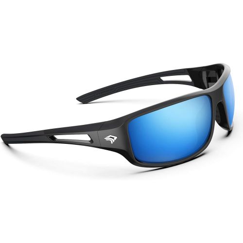  [아마존핫딜][아마존 핫딜] TOREGE Polarized Sports Sunglasses for Men Women Cycling Running Driving Fishing Golf Baseball Glasses GRILAMID TR90 Frame TR03