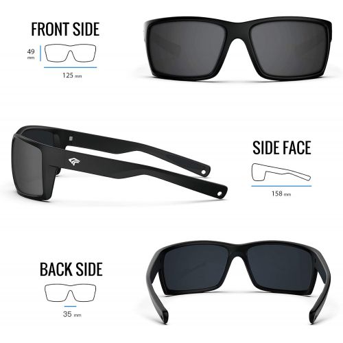  TOREGE Sports Polarized Sunglasses for Men Women Flexible Frame Cycling Running Driving Fishing Mountaineering Trekking Glasses TR24