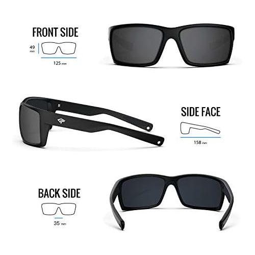  TOREGE Sports Polarized Sunglasses for Men Women Flexible Frame Cycling Running Driving Fishing Mountaineering Trekking Glasses TR24