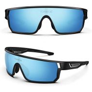 TOREGE Polarized Sports Sunglasses for Man Women Cycling Running Fishing Golf TR90 Fashion Frame TR16 Warrier