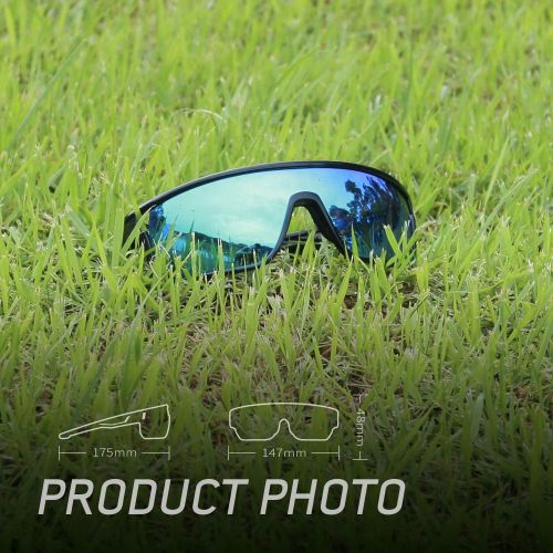  TOREGE Polarized Sports Sunglasses for Man Women Cycling Running Fishing Golf TR90 Fashion Frame TR16 Warrier