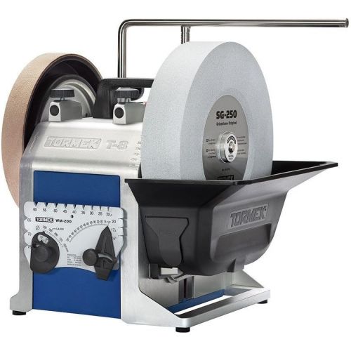  Tormek Sharpening System Ultimate Plus TBP805 T8. A Complete Water Cooled Sharpener with Woodturning Jigs, Hand Tool Jigs, Planer Blade and Drill Bit Attachments. Our most complete
