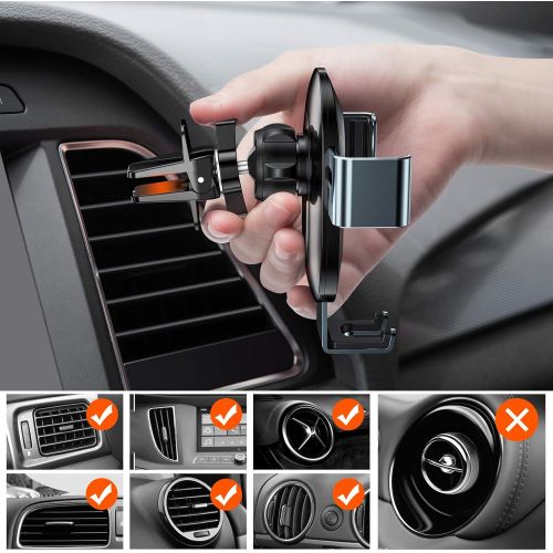  [아마존핫딜][아마존 핫딜] TORRAS Cell Phone Holder for Car, Auto-Clamping Air Vent Car Mount Holder Cradle Compatible for iPhone 11 Pro Max/Xs Max/XR/X / 8 Plus / 7 Plus, Galaxy Note 10 / S10 / S10+ / S9 /