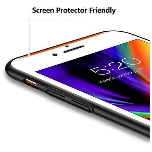  [아마존베스트]TORRAS Slim Fit iPhone 8 Case/iPhone 7 Case, Hard Plastic Full Protective Anti-Scratch Resistant Cover Case Compatible with iPhone 7 (2016)/iPhone 8 (2017), Space Black