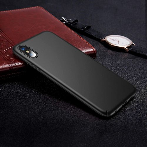  [아마존베스트]TORRAS Slim Fit iPhone XS Case/iPhone X Case, Hard Plastic PC Super Thin Mobile Phone Cover Case with Matte Finish Coating Grip Compatible with iPhone X/iPhone XS 5.8 inch, Space B