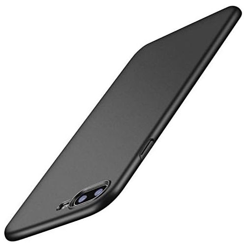  [아마존베스트]TORRAS Slim Fit iPhone 8 Plus Case/iPhone 7 Plus Case, Hard Plastic PC Ultra Thin Mobile Phone Cover Case with Matte Finish Coating Grip Compatible with iPhone 7 Plus / 8 Plus, Bla