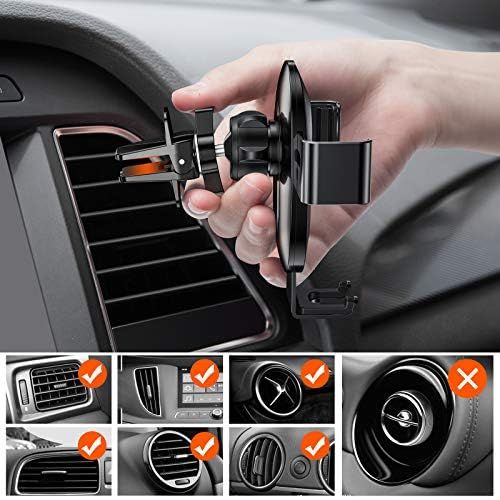  [아마존베스트]TORRAS Cell Phone Holder for Car, Auto-Clamping Air Vent Car Mount Holder Cradle Compatible for iPhone Xs/Xs Max/XR/X / 8/8 Plus / 7/7 Plus, Galaxy S10 / S10+ / S9 / S9+ and More