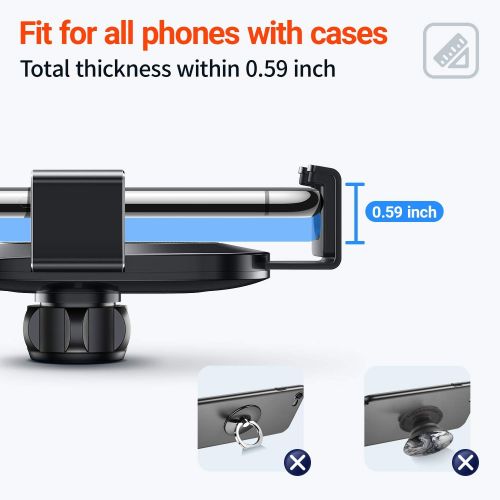  [아마존베스트]TORRAS Cell Phone Holder for Car, Auto-Clamping Air Vent Car Mount Holder Cradle Compatible for iPhone Xs/Xs Max/XR/X / 8/8 Plus / 7/7 Plus, Galaxy S10 / S10+ / S9 / S9+ and More