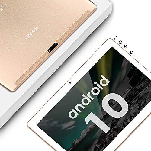  [아마존베스트]Android Tablet 10.0, Toscido X109 Tablets 10 Inch, 4 GB/RAM, 64 GB/ROM Tablet PC, 5000 mAh Battery, Dual SIM, WiFi Support, Bluetooth Keyboard, Mouse, X109 Tablet Cover and More In