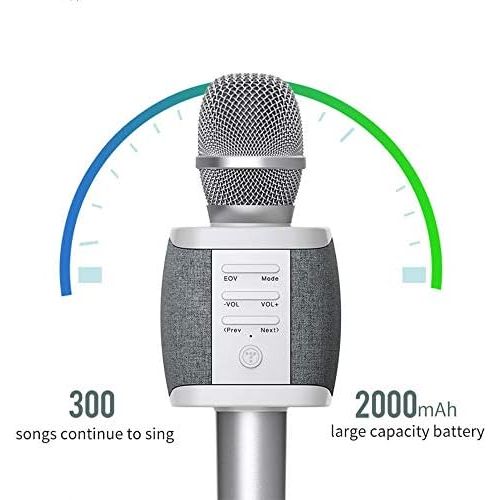  [아마존베스트]TOSING Wireless Karaoke Microphone for Kids Teenagers Family Adults,4 in 1 Portable Handheld Home Party Bluetooth Karaoke Speaker Machine,Top Birthday Gifts for Girls 2019,Best Pre