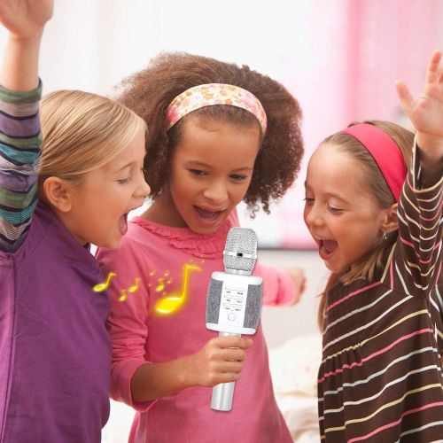  [아마존베스트]TOSING Wireless Karaoke Microphone for Kids Teenagers Family Adults,4 in 1 Portable Handheld Home Party Bluetooth Karaoke Speaker Machine,Top Birthday Gifts for Girls 2019,Best Pre