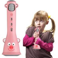 [아마존베스트]TOSING Kids Karaoke Microphone, Best Birthday Gifts for Girls 2019, Wireless Bluetooth Handheld Kareoke Machine for Singing Party, Creative Giftable Toys for 4 5 6 7 8 9 10th Years