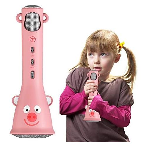  [아마존베스트]TOSING Kids Karaoke Microphone, Best Birthday Gifts for Girls 2019, Wireless Bluetooth Handheld Kareoke Machine for Singing Party, Creative Giftable Toys for 4 5 6 7 8 9 10th Years