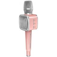 [아마존베스트]TOSING G1 Wireless Bluetooth Karaoke Microphone, 10W Microphone Speaker with 58mm Diameter and Fence Air Inlets/Outputs, 4 in 1 Karaoke Device for Android/PC and All Smartphones (R