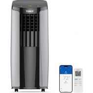TOSOT 9,700BTU (5,000 BTU SACC) Portable Air Conditioner, Smart Wifi Control, AC Unit with Dehumidifier, Fan, Window Kit for Easy Installation, Cool Rooms Up to 300 Square Feet, Shiny Series