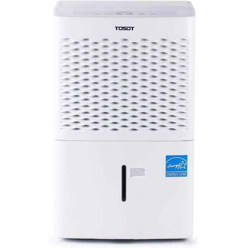  [아마존베스트]TOSOT Energy Star Dehumidifier for Rooms up to 1,500 Sq. Ft, Quiet, Portable with Wheels, and Continuous Drain Hose Outlet - Efficiently Removes Moistures for Home, Basement, Bedro