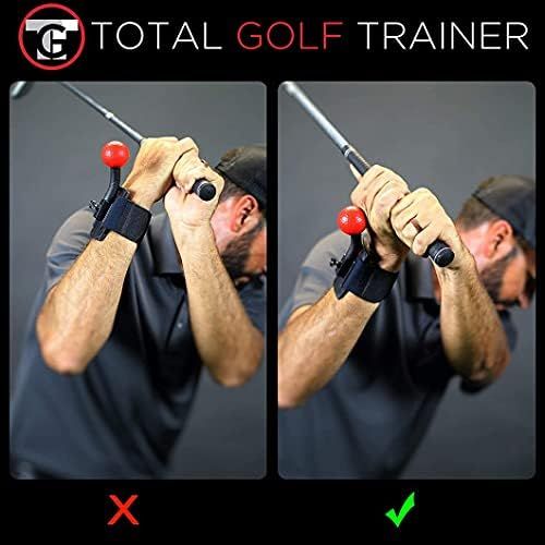  Total Golf Trainer 3.0 Kit - Golf Training Aids - Golf Swing Trainer - Teaches and Corrects Golf Swing, Posture and Hip Rotation, Wrist, Elbow and Arm Position