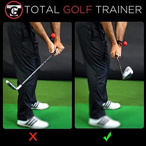  Total Golf Trainer 3.0 Kit - Golf Training Aids - Golf Swing Trainer - Teaches and Corrects Golf Swing, Posture and Hip Rotation, Wrist, Elbow and Arm Position