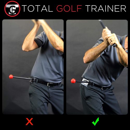  TOTAL GOLF TRAINER Hip - TGT Hip - Golf Training Aids - Fix Posture and Hip Rotation to Provide Consistent Ball Striking
