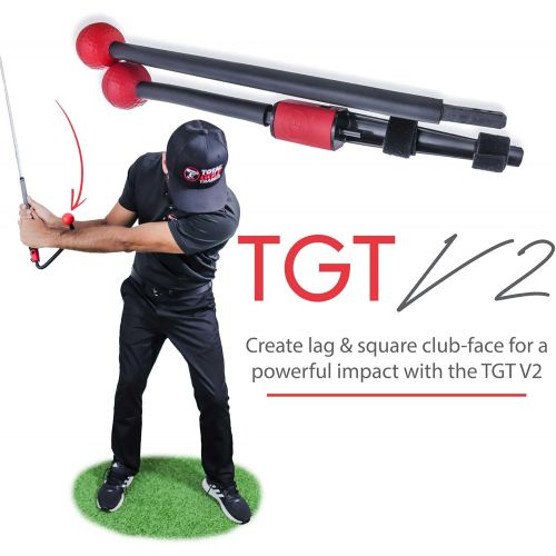  TOTAL GOLF TRAINER V2 - TGT V2 - Golf Training Aids - Improve Your Full Swing Pitching and Chipping