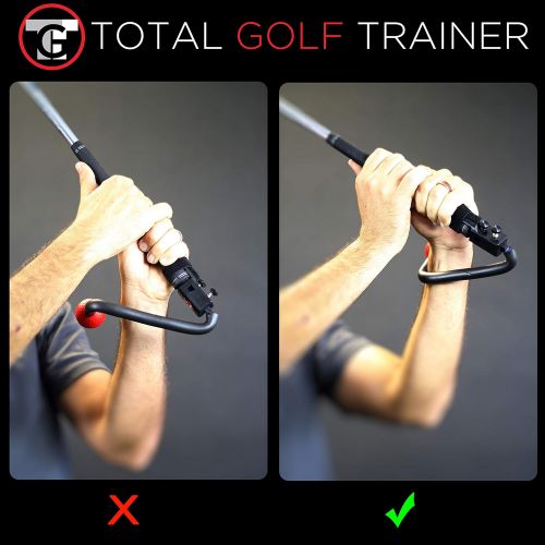  [아마존베스트]TOTAL GOLF TRAINER 3.0 Kit  Golf Training Aids  Golf Swing Trainer - Teaches and Corrects Golf Swing, Posture and Hip Rotation, Wrist, Elbow and Arm Position
