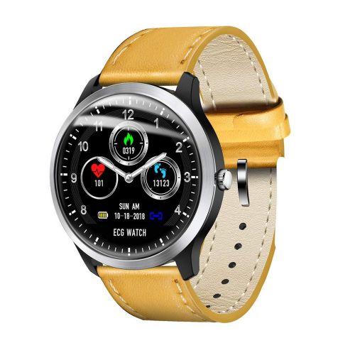  TOTGO Smart Watch Fitness Tracker, TOTGO Activity N58 1.22Inch ECG Sport Display Blood Pressure Heart Rate Monitor 3D UI Waterproof with Step Counter, Pedometer Smart Watch for Kids Women and Men