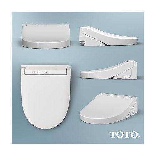  TOTO SW3083#01 WASHLET C5 Round Electronic Bidet Toilet Seat, C5Round, Cotton White