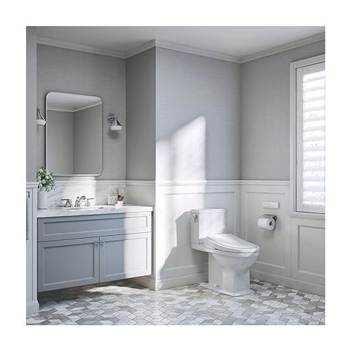  TOTO SW4734AT40#01 WASHLET+ Electronic Bidet Toilet Seat, Elongated, Cotton White