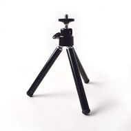 TOUMEI Portable Mini Tripod with Ballhead Tabletop Stand for Mini Projector Compact Cameras DSLRs or Other 1/4 Screws Interface Device