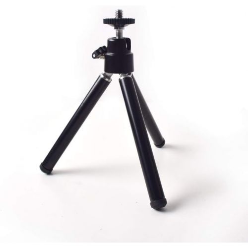  TOUMEI Portable Mini Tripod with Ballhead Tabletop Stand for Mini Projector Compact Cameras DSLRs or Other 1/4 Screws Interface Device