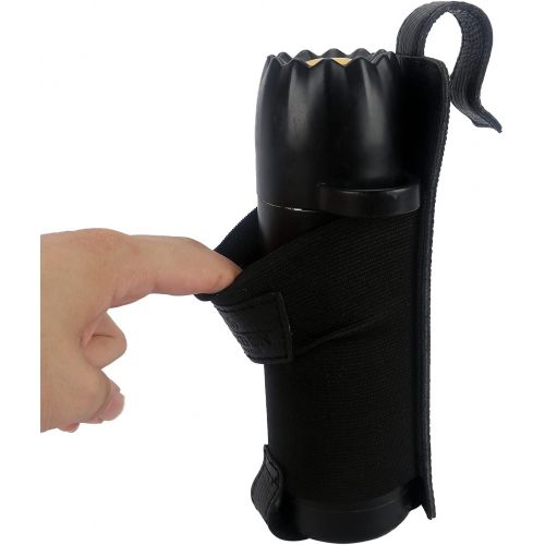  TOURBON Adjutstable Cycling Bicycle Bike Water Bottle Pouch Cup Holder - Leather and Neoprene