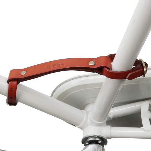  TOURBON Leather Bicycle Frame Handle Bike Little Lifter