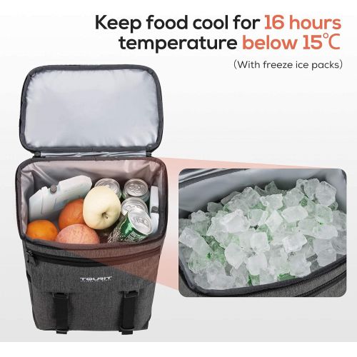  TOURIT Backpack Cooler Leak Proof 28 Cans Cooler Backpack Insulated Waterproof