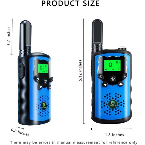  [아마존베스트]TOWOLD Walkie Talkies for Kids, Toys for 5-12 Year Old Boys and Girls 22 Channels 2 Way Radio Teen Boy Best Gifts for Birthday,Outside Adventures and Camping (Blue)